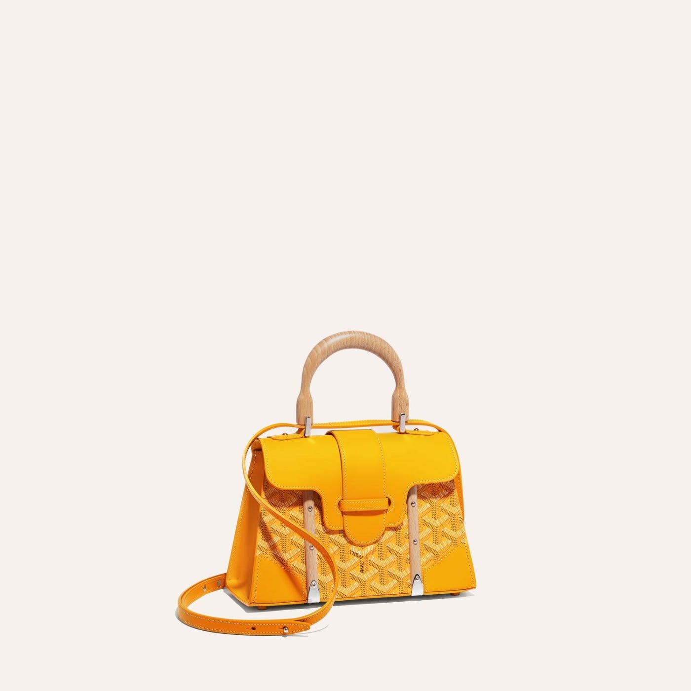 Goyard Saigon Structured Mini Bag Yellow - Image 1